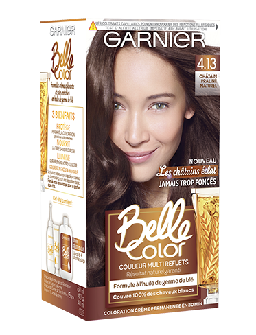 GARNIERCOLORATIONBELLE COLOR413 CHATAIN PRALINE NATUREL